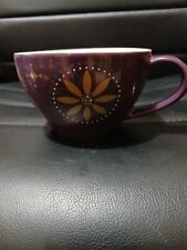 Starbucks 2006 Holiday 140z Coffee Cup Stackable Star Pattern For Saucer picture