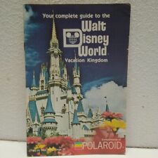 Walt Disney World Kingdom Map Guide Polaroid Camera Vintage 1979 picture