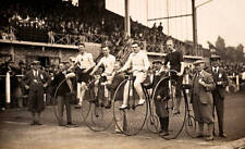 Start Of The One Lap Penny Farthing Handicap Race In 1927 OLD PHOTO picture