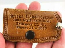 1940s Rosebank Shell Service Station Keychain Baltimore MD Vintage  *D5 picture