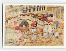 Postcard Umbrellas in the Rain Venice By Maurice Prendergast Venice Italy picture