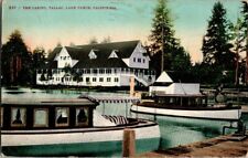 1913. LAKE TAHOE, CA. CASINO, TALLAC. POSTCARD T21 picture