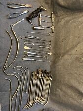 Lot of Vintage Stainless DENTAL TOOLS Instruments Equipment MEDICAL TOOLS picture