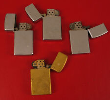 LOT OF FOUR 4 VINTAGE ZIPPO CIGARETTE LIGHTERS BRADFORD PA WOW  picture