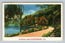 Barnesboro PA, Scenic Greetings,  Pennsylvania c1938 Vintage Postcard picture