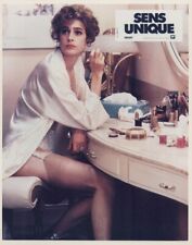Sean Young sits at make-up table in stockings vintage 8x10 inch photo No Way Out picture