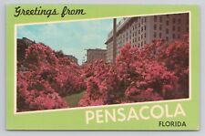 Postcard Greetings From Pensacola Florida 1974 picture