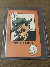 1941 WHITMAN DICK TRACY 🎥 PLAYING CARD GAME THE KIDNAPER PLAYING CARD RARE picture