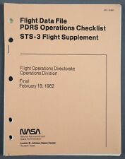 NASA Space Shuttle STS-3 Operational Checklist Original, 1982 picture