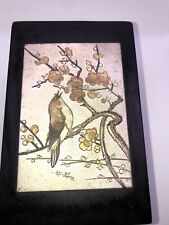 VTG NUMBERED RARE Chokin Art Love Story Music Bird Box Silver Copper Youshinibu picture
