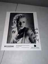 Arly Jover Blade Mercury The Girl with the Dragon Tattoo Autograph Photo C#E#12 picture