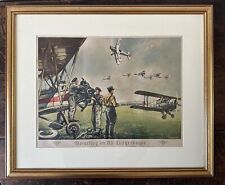 1930 German Luftwaffe Poster NSFK Aircraft Aviation K. Lorenz WWII picture
