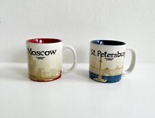 Pair of 3 oz. Starbucks Global Icon Russia Coffee Mug picture