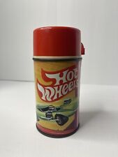 1969 Hot Wheels Metal Thermos - Red Cup Cap - RARE picture