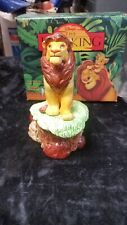Vintage Schmid Disney The Lion King Music Box Simba Plays Circle of Life In Box picture