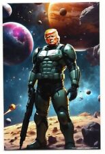 DONALD TRUMP SPACE RACE ROOKIE TRADING CARDS ACEO ART CARD CLASSICS SIGNATURES picture