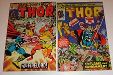 THOR #246,247  JOHN BUSCEMA FIRELORD GLOSSY 9.0'S 1976 picture