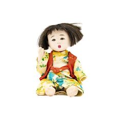 Japanese Ichimatsu Glass Eye Composition Girl Doll picture