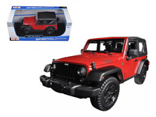 2014 Jeep Wrangler Willys Red 1/18 Diecast Model Car picture