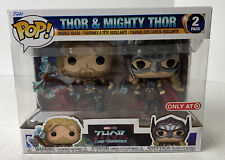 Funko Pop Marvel Thor Love And Thunder 2 Pack Thor & Mighty Thor Target Exclusi picture