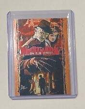 A Nightmare On Elm Street Platinum Plated Artist Signed Freddy Krueger Card 1/1 picture