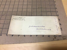 original mid 1800's Envelope ony - J F BRIGGS - ATTORNEY hillsborough bridge nh picture