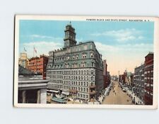 Postcard Powers Block and States Street Rochester New York USA picture