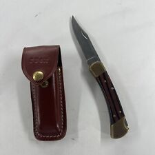 1974 -80 BUCK 110 USA 2 Dot Folding Hunter Lockback Vintage Pocket Knife w/ Shea picture