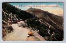 Manitou CO-Colorado, On The Crystal Park Auto Road, Antique Vintage Postcard picture