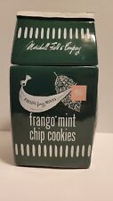 Marshall Fields Frango Mint Cookie Jar Vintage-Collectable-Glass-Green picture