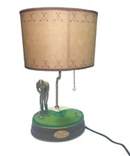 VTG King America Animated Putter Golf Lamp “For Birdie” W/ Original Shade -WORKS picture