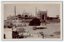 c1920's Jama Masjid Cathedral Mosque View Delhi India RPPC Photo Postcard picture