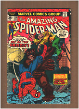 Amazing Spider-man #139 Marvel Comics 1974 MVS Intact 1st GRIZZLY GD/VG 3.0 picture