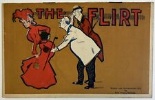 The Flirt Antique Max Stein Postcard Folder, 1907 Chicago picture