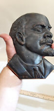 Russian Soviet portrait of Lenin face badge wall ornament bas-relief copper cast picture