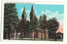 Postcard Brunswick ME  Chapel, Bowdoin College   White Border c1916- 1930  [154] picture