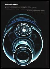 2004 Absolut Discernment Vodka Bottle art-Vintage print ad / mini poster- picture