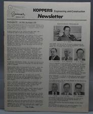 Vintage Koppers Engineering & Construction Summer Edition 1974 Newsletter mv picture