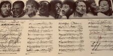 We Are The World Lyrics Poster Facsimile Signatures -35th Anniversary picture