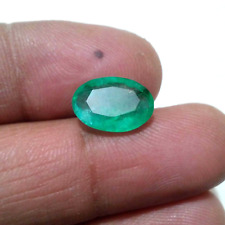 Excellent Zambian Emerald Oval 3.80 Crt Gorgeous Green Faceted Loose Gemstone picture