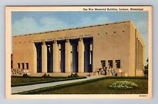 Jackson MS-Mississippi, The War Memorial Building, Antique, Vintage Postcard picture