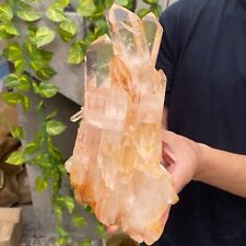 1560G Large Natural White Clear Quartz Crystal Cluster Raw Healing Specimen picture