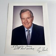 George Bush Original Autograph USA President Hand Signed Authentic Color picture