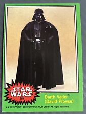 1977 Topps  Star Wars #217 “ Darth Vader Series 4 Green Card picture