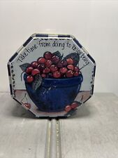 'Take time from doing to enjoy being ' EMPTY Collectable Tin Storage Container  picture