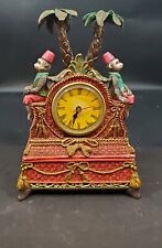 Vintage Classic Treasures Collectible Monkey Clock with Trinket Box, 9