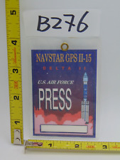 Original Nasa USAF Obsolete Access Badge Press Navstar GPS II 15 Delta 11 picture