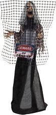 Haunted Hill Farm Life-Size Scary Zombie with Electric Fence, Halloween picture