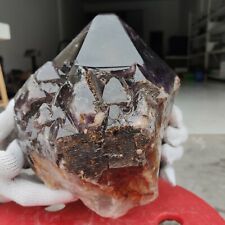 18.4LB Natural amethyst Cluster Quartz Crystal skeleton mineral Specimen Healing picture