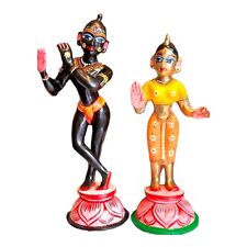 Lord Radha Krishna Idol (Black Krishna and Radha Ji, Size: 3 inch Height) picture